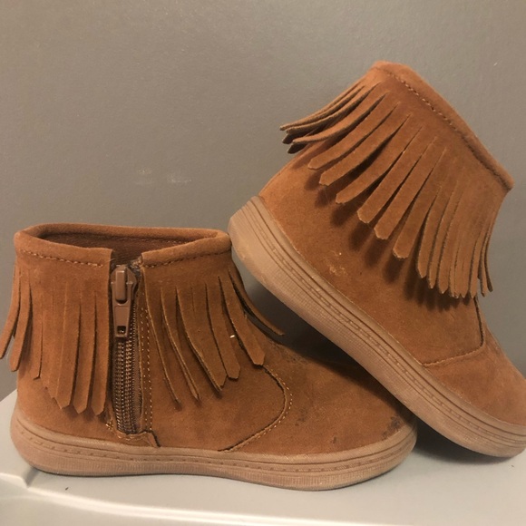 Carter's Other - 🔴TODDLER CARTERS BROWN MOCCASINS SIZE 10M